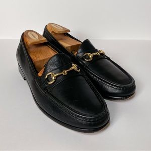 Men’s Cole Haan Gold Horsebit Loafer Ascot II, Black Size 9M